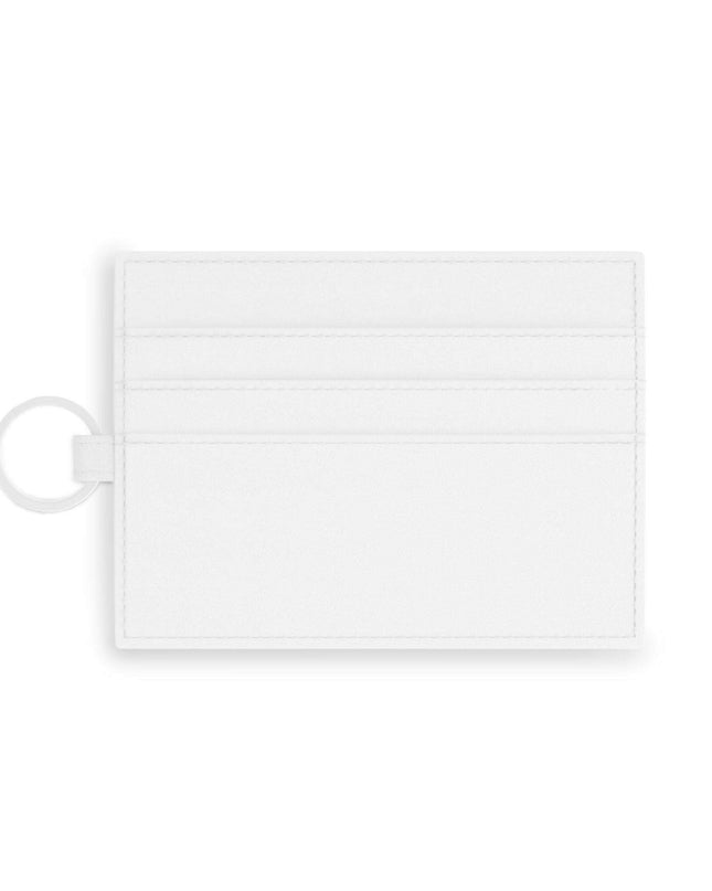 Vibrant Plaid Vegan Leather Card Holder