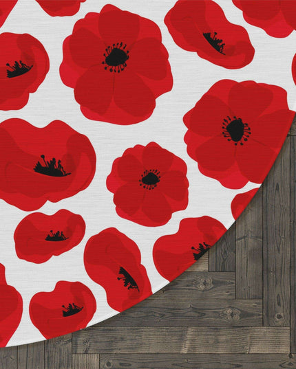 Playful Elegance Chenille Round Area Rug