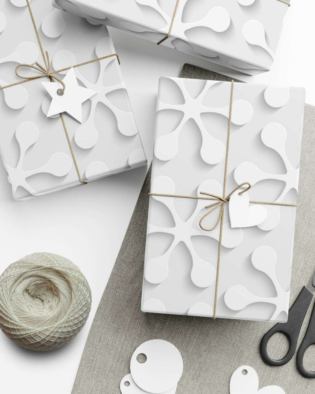 Elegant Customizable 3D Holiday Gift Wrap with Sustainable Materials