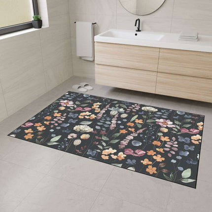 Timeless Elegance Floral Area Rug with Superior Grip - Refined Charm
