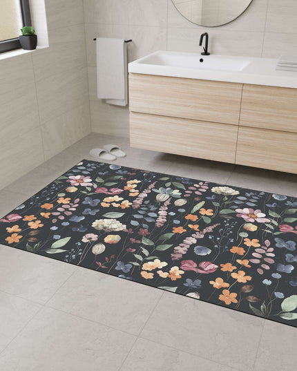 Timeless Elegance Floral Area Rug with Superior Grip - Refined Charm