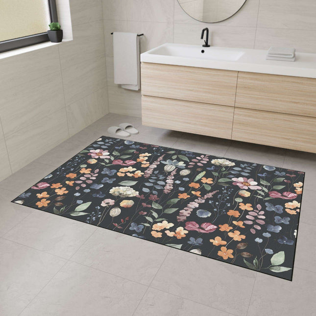 Timeless Elegance Floral Area Rug with Superior Grip - Refined Charm