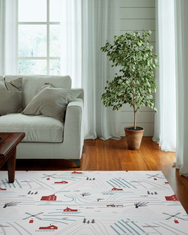 Personalized Christmas Plush Rug for Kids: Comfort and Safety Redefined