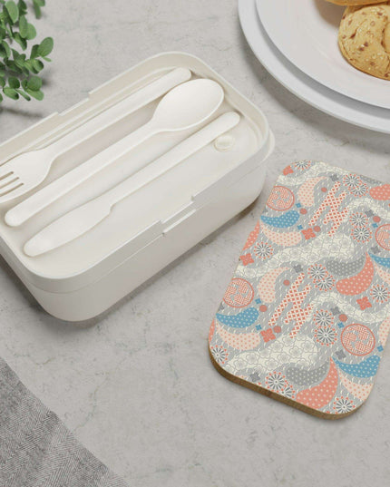 Customizable Elegant Japanese Bento Lunch Box with Stylish Wooden Lid - Transform Your Lunchtime Experience