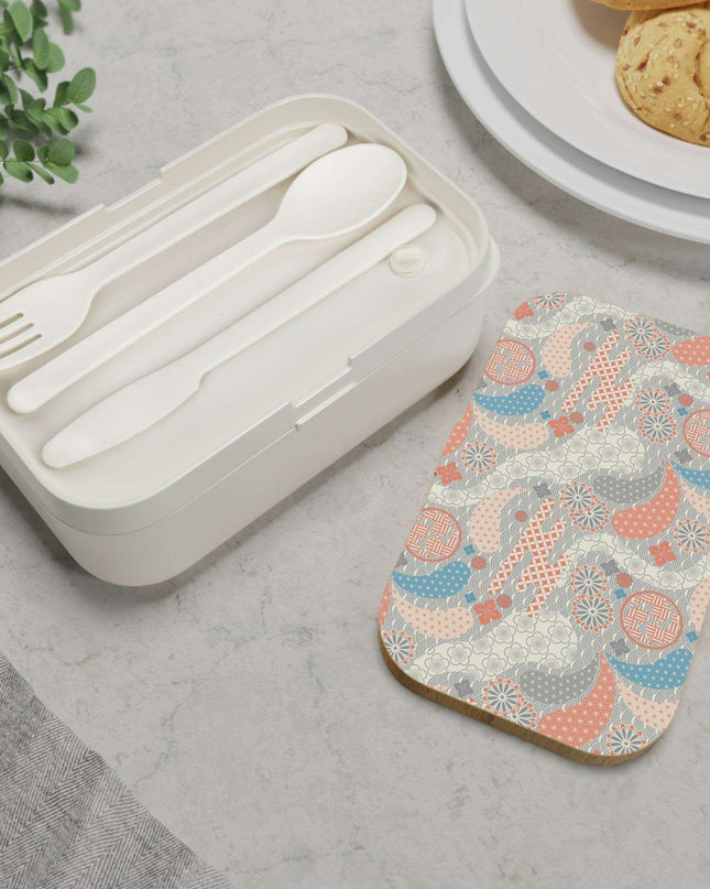 Customizable Elegant Japanese Bento Lunch Box with Stylish Wooden Lid - Transform Your Lunchtime Experience