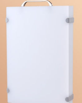 Non Slip PE Cutting Board Set Yellow White Sizes 33x23 to 50x34.5 cm