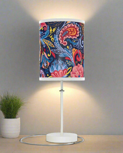 Sophisticated Customization: Maison d'Elite Steel Base Table Lamp with Tailored Trim & Plug Options