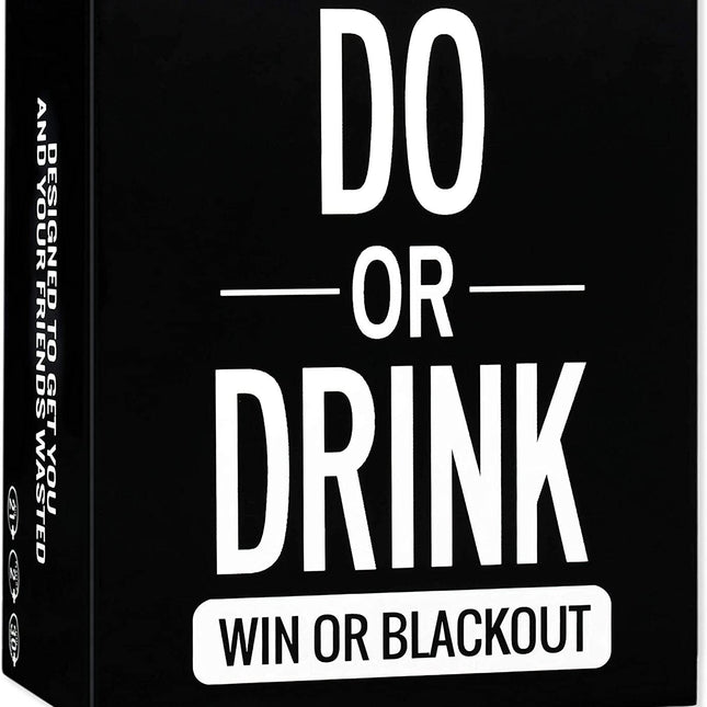 Do Or Drink Board Game Card Set In Color Box For Ages 14 And Up