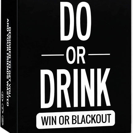 Do Or Drink Board Game Card Set In Color Box For Ages 14 And Up