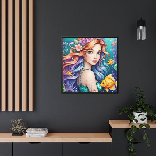 Oceanic Elegance Matte Canvas Art with Eco-Friendly Pinewood Frames