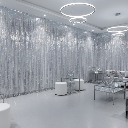 Atmosphere decorate the curtain