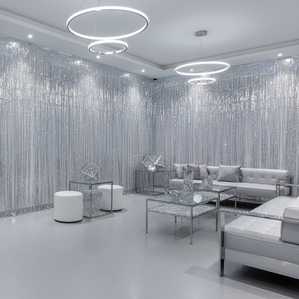 Atmosphere decorate the curtain