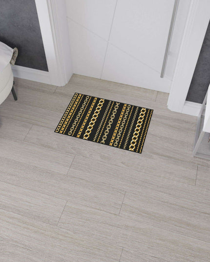 Gilded Links Custom Luxury Floor Rug - Redefine Your Interior Style