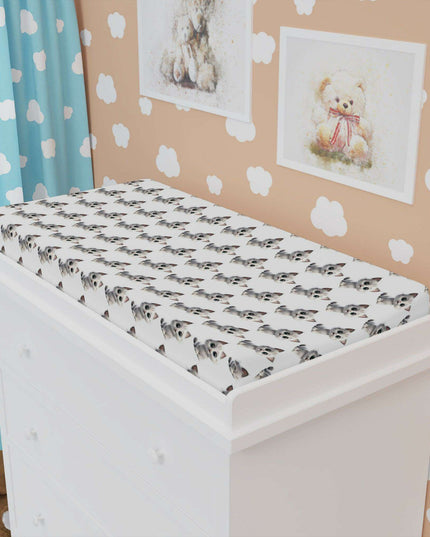 Personalized Elegant Baby Changing Pad Cover by Maison d'Elite