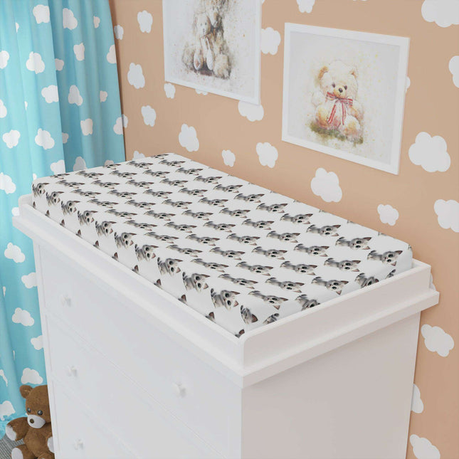 Personalized Elegant Baby Changing Pad Cover by Maison d'Elite