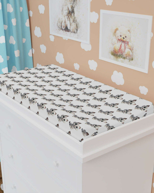 Personalized Elegant Baby Changing Pad Cover by Maison d'Elite