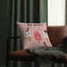 Waterproof Outdoor Floral Polyester Pillows with Concealed Zipper