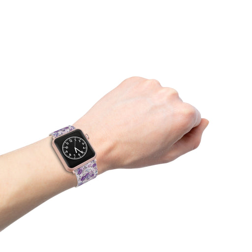 Très Fancy Custom-Printed Floral Apple Watch Band - Sweat-Proof and Stylish