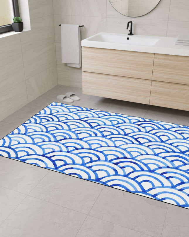 Vintage Fish Scale Personalized Area Mat - Stylish and Reliable