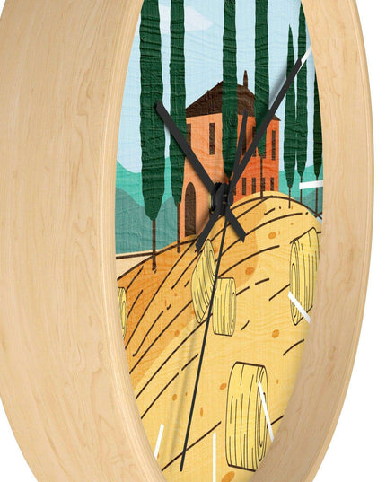 Luxurious Artisan Wooden Wall Clock - A Perfect Fusion of Elegance and Functionality