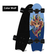 Colorful Wolf / Paint Bracket Black Roller
