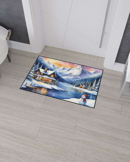 Personalized Luxury Polyester Area Rug with Anti-Slip Backing