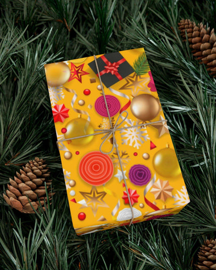 Exquisite 3D Luxury Christmas Gift Wrap Collection: Matte & Satin Options
