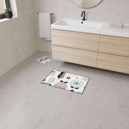 Chic Scandinavian Vintage Area Rug: Modern Floor Mat for Stylish Interiors