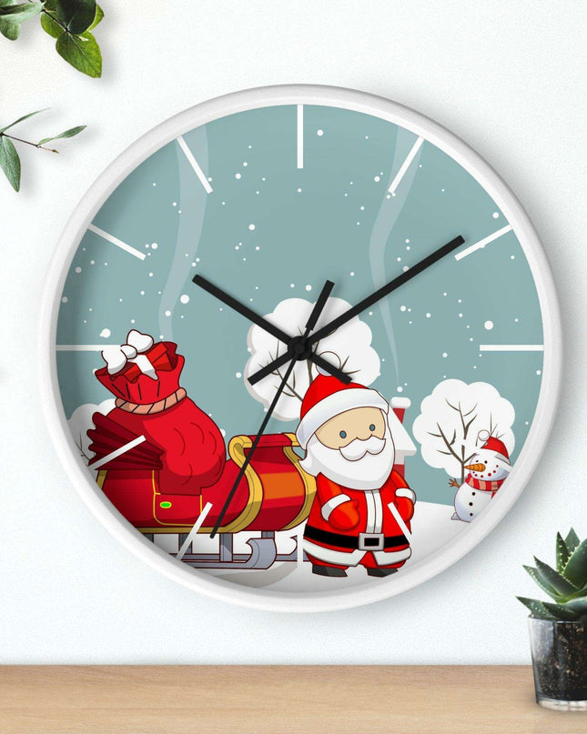 Elegant Artisan Wood Wall Clock with Premium Color Choices for Sophisticated Interiors