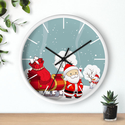 Wall Clock Christmas Holiday Decorations