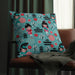 Japanese Stain-Free and Waterproof Outdoor Floral Pillows with Concealed Zipper