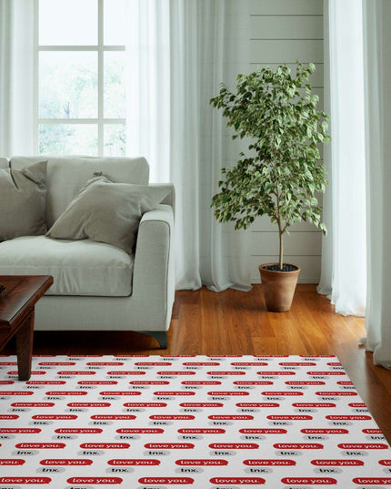 Customizable Valentine's Day Plush Area Rug - Experience Ultimate Comfort and Distinctive Charm