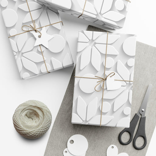 Elegant 3D Christmas Gift Wrap Set - Luxury Maison d'Elite Paper Collection from the USA