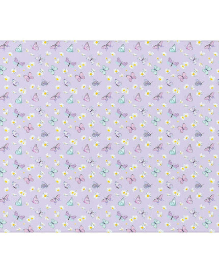 Elegant Poppy Floral Area Rug in Purple - Soft, Non-Slip, Multiple Sizes Available