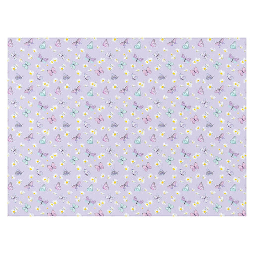 Purple Floral Poppy Dornier Rug - Silky Soft, Anti-Slip, Available in Multiple Sizes