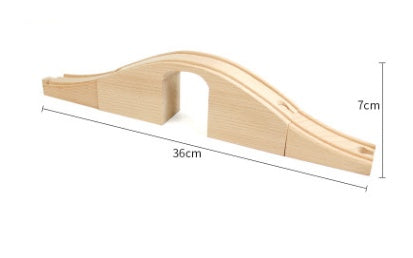 Wooden track accessories small train track toy