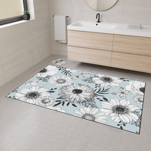 Elite Floral Luxe Home Rug with Anti-Skid Backing