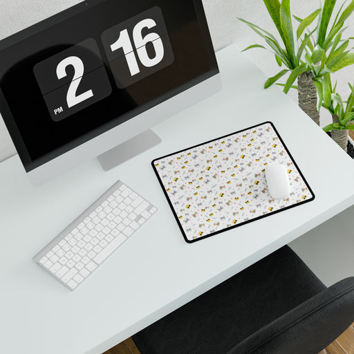 Sumptuous Elegance: Premium Peekaboo Desk Mat for Refined Workstations