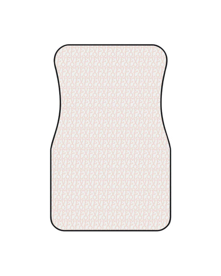 Elegant Monogrammed LOVE Car Floor Mats - Full Luxury Set for Your Vehicle