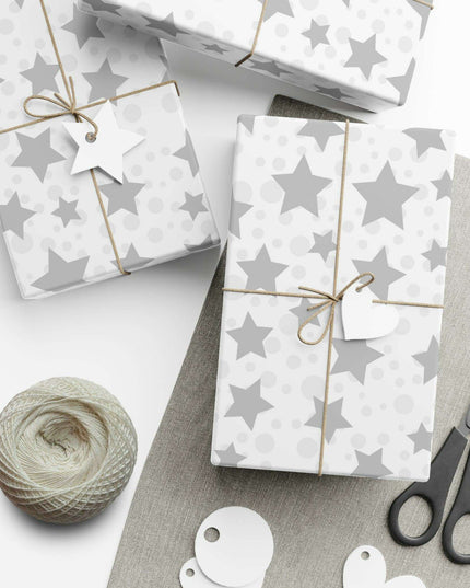 Sustainable Silver Starry Gift Wrap Collection: The Ultimate Choice for Elegant Gifting
