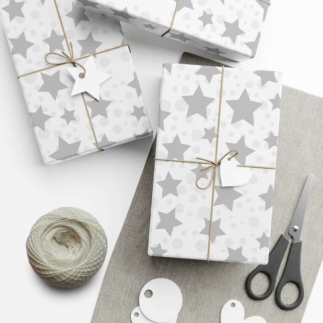 Sustainable Silver Starry Gift Wrap Collection: The Ultimate Choice for Elegant Gifting