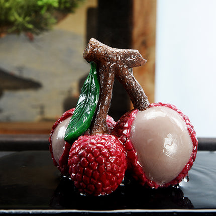 Peekaboo Studio Color Changing Lychee Tea Pet Ornament - Unique Decor