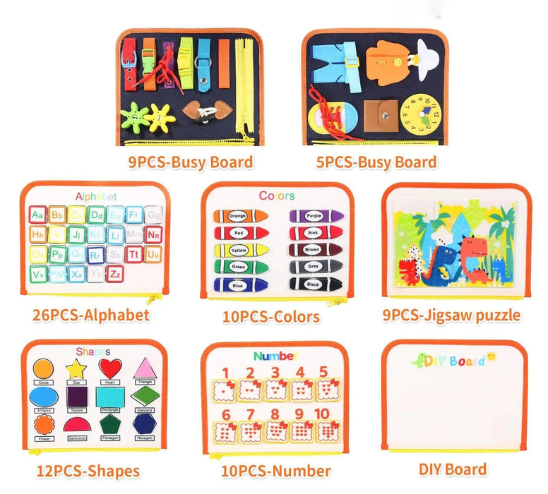 Wonderland Montessori Parish Toys Interactive Cloth Storybook - Inspiring Educational Adventure