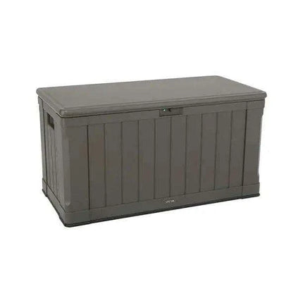 116 Gallon Stylish Desert Sand Outdoor Storage Container - Durable and Weather-Resistant- Très Elite- Très Elite