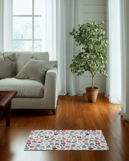 Cozy Elegance: Customizable Winter Wonderland Luxury Rug Collection