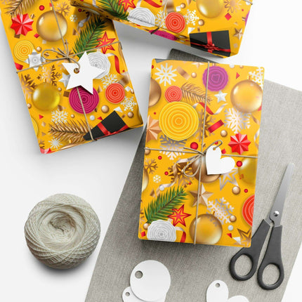 Exquisite 3D Luxury Christmas Gift Wrap Collection: Matte & Satin Options
