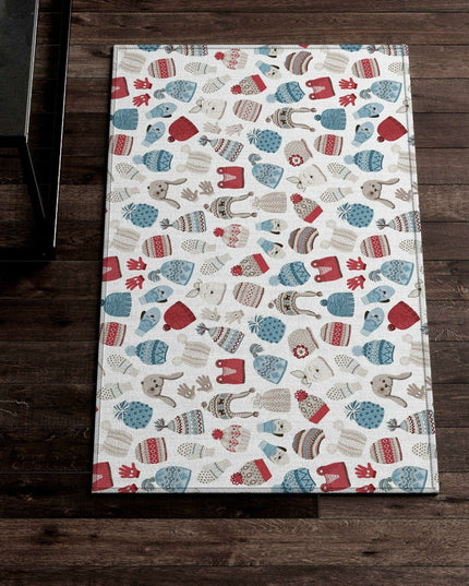 Cozy Elegance: Customizable Winter Wonderland Luxury Rug Collection