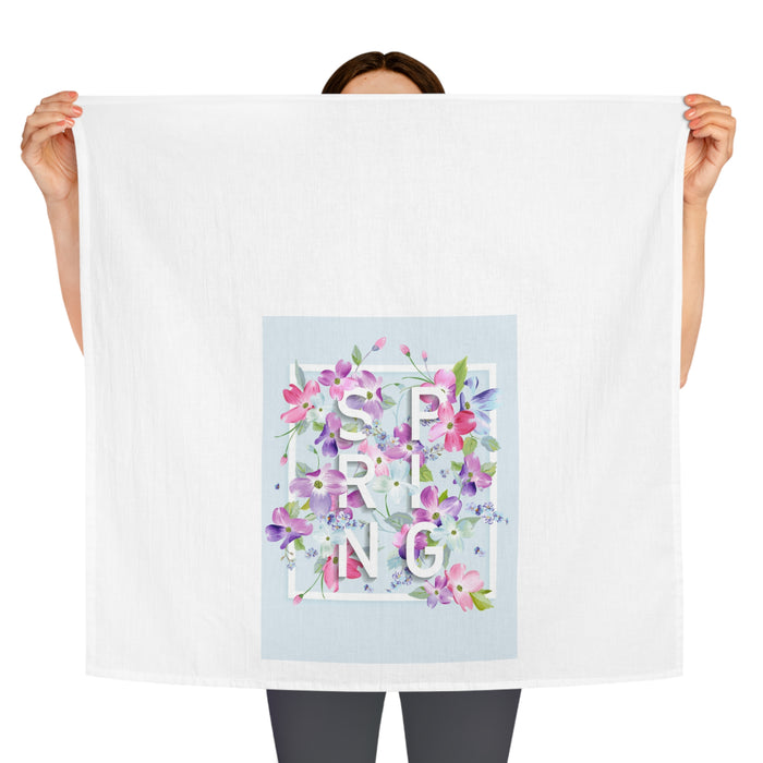 Luxurious Spring Cotton Kitchen Towel - Personalized Elegance for Chic Homes