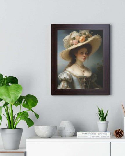 Elegant Femme Fatale: Sustainable Art Print for Stylish Home Interiors