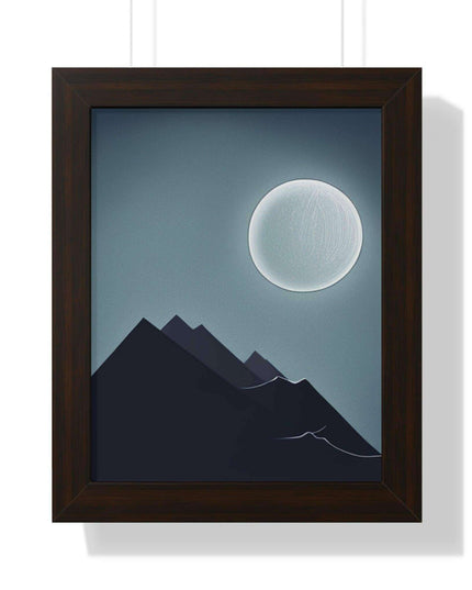 Celestial Harmony Eco-Conscious Framed Art Print
